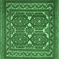 thumbnail image 1 of Ahgly Company Indoor Square Persian Emerald Green Traditional Area Rugs, 3' Square, 1 of 4