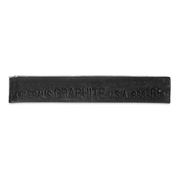 General's Wide Compressed Graphite Stick - 6B