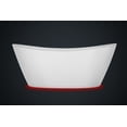 thumbnail image 6 of Empava 67 in Acrylic Freestanding Bathtub 7 Color Changing LED Soaking Tub in White, 6 of 10