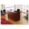 thumbnail image 6 of Alera Valencia Series Reception Desk with Transaction Counter, 71" x 35.5" x 29.5" to 42.5", Mahogany, 6 of 11