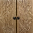 thumbnail image 2 of GDF Studio 59" Vintage Brown Accent Cabinet, 4-Door Carved Wood Buffet Media Console, Living Room, Natural, 2 of 10