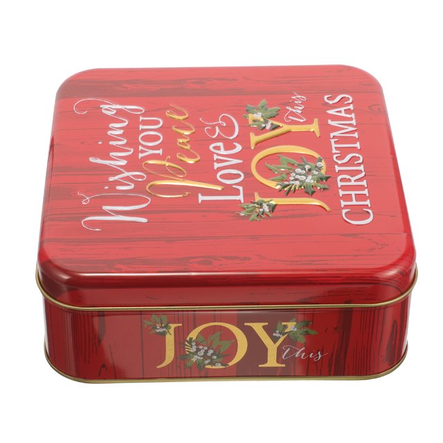 Caja de regalo pequeña para dulces, galletas o golosinas navideñas.