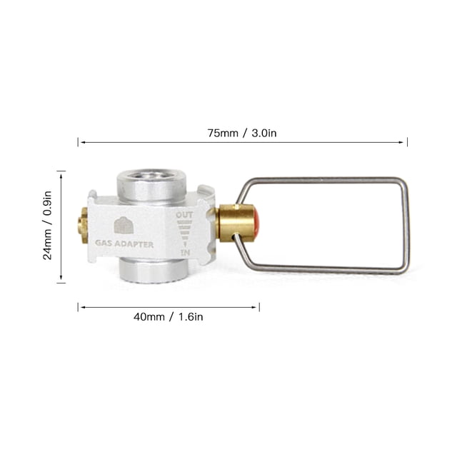 Adapter,Saver Plus Tank Conversion Adapter Convertor Shifter Refill Flat Tank Conversion Type/butane Valve Canister Valve Nozzle Bottle Convertor Er Refill Leeofty Jinmie Nozzle Bottle Type/butane