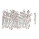 thumbnail image 2 of 100pcs Conectores de Enlace de Sublínea de Pesca Raodamiento de Bolas Antideslizante Herramientas para Pescar en Agua Salada o Dulce L Baoblaze Conector de línea de pesca, 2 of 6
