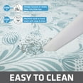 thumbnail image 3 of Drymate Original Cat Litter Mat, Contains Mess from Box for Cleaner Floors, Urine-Proof, Soft on Kitty Paws -Absorbent/Waterproof- Machine Washable, Durable (29”x36”)(Light Blue Floral), 3 of 5