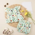 thumbnail image 5 of Toddler Baby Girls Clothes Outfits T-shirt + Casual Shorts Pants Cute Summer for 1-5 T Girls Summer Set 2-6 Years,2-3 Years, 5 of 6