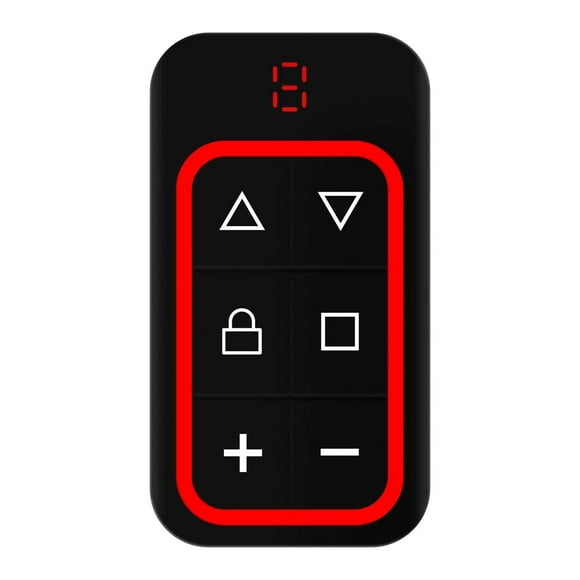 GROWTH TANK Garage Door Opener Remote Control Replacement Transmitter for Entry Daily Access Red