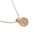 thumbnail image 5 of Yoursfs Round Crystal Necklace Women Unique Gold Plated Jewelry Party Gifts, 5 of 5