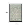thumbnail image 6 of 7' X 10' Beige and Green Abstract Distressed Area Rug, 6 of 7
