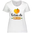 thumbnail image 3 of Inktastic Orlando Florida Orange in Heart Women's Plus Size T-Shirt, 3 of 5