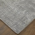 thumbnail image 3 of Feizy Eastfield Modern Abstract, Gray, 2' x 3' Accent Rug Sheen Handmade Casual Distressed Floor Rug for Living room Bedroom, 3 of 8