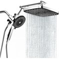 thumbnail image 1 of High Pressure Rain Shower Head with Handheld Spray Combo Sprays Handheld Shower Head Detachable Shower Head Builtin Magnetic Docking and Power Jets (Silver), 1 of 9