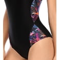 thumbnail image 2 of Women's One Piece Athletic Swimsuit Pro Water Aerobicss Print Swimwear, 2 of 6