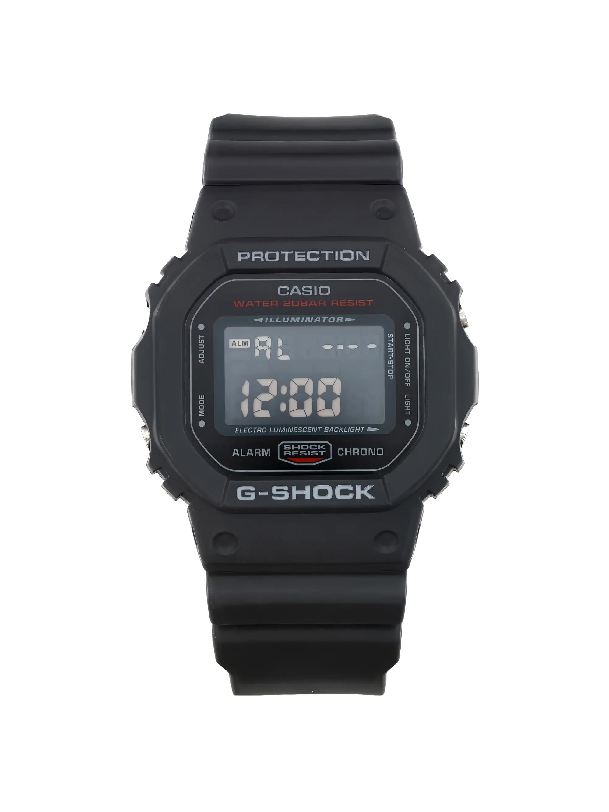 Casio G-SHOCK GXW-56-1A Men's Radio Solar Watch, Black Resin