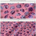 thumbnail image 2 of Soimoi Cotton Cambric Fabric Coral & Textured Fish Ocean Print Fabric by The Yard 42 Inch Wide, 2 of 7