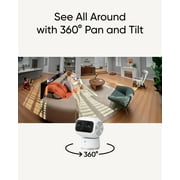 eufy Security Indoor Cam S350 with HomeBase 3, Dual Cameras, 4K UHD Resolution Security Camera with 8× Zoom and 360° PTZ, Human/Pet AI, Dual-Band Wi-Fi 6