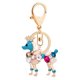 thumbnail image 4 of Llavero con colgante en forma de perro de peluche, llavero de aleación, adorno colgante para bolsa, 4 of 5