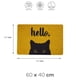 thumbnail image 2 of Tapete Café Claro "Hello" 40x60cm, 2 of 2