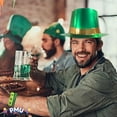 thumbnail image 5 of PMU St. Patrick's Day Headwear Decorations and Party Supplies - Foil Curved Brim Top Hat - Irish Costume, Party Accessory (3/pkg) Pkg/1, 5 of 6