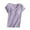 Purple, variant on Alkepwun Women's Modal T Shirt with Built in Bra Short Sleeves Fitted Tee Shirts Yoga Pajama Top Basic Undeshirt Scoop Neck Slim T Shirt Tops