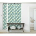 thumbnail image 5 of Ambesonne Tropical Peel & Stick Wallpaper for Home, White Lilies Floral Plot, 13"x100", Apple Green Azure Blue, 5 of 5