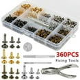 thumbnail image 4 of OUSITAID Leather Repairing Decor Rivets Tubular Metal Single Fixing Tool Kit-4colors, 4 of 11