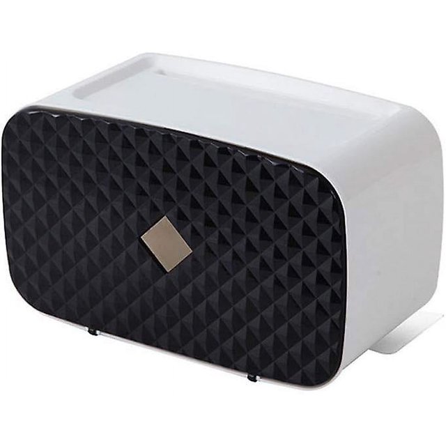 Estante para papel higiénico, estante impermeable montado en la pared para baño. Dispensador multifunción con diseño antigatos. Instalación sin perforación para mayor comodidad.