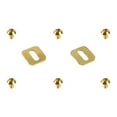 thumbnail image 1 of koolsoo 2Pcs Bike Self Locking Pedal Gaskets Beginners Spare Maintenance with Screws Gold, 1 of 9