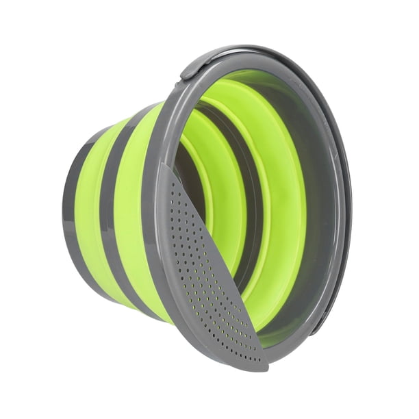 Cubo plegable Jadeshay 5 l para lavado de autos PP y TPR acabado de lujo
