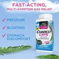 thumbnail image 3 of Charco Caps Anti Gas Activated Charcoal Capsules Fast Acting Gas Relief Bloating Flatulence Detoxifying Formula 260 mg 100 Count, 3 of 3