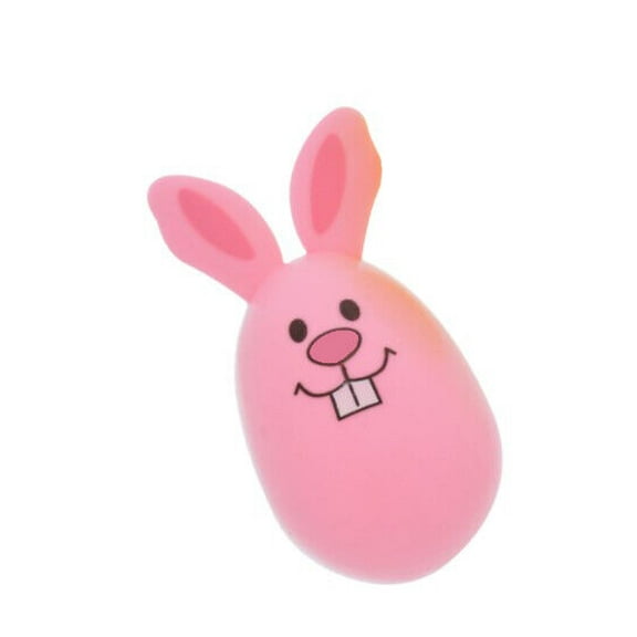 Pink Bunny Face Fillable Eggs- Fill with Candies and Toys (Filling Sold Separately)