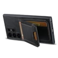 thumbnail image 6 of Allytechgroup for Samsung Galaxy S24 Ultra Case, Retro Luxury PU Leather Kickstand Cover with Credit Card Slots, Magnetic Closure Lightweight Shockproof Protective Shell for Galaxy S24 Ultra, Black, 6 of 8