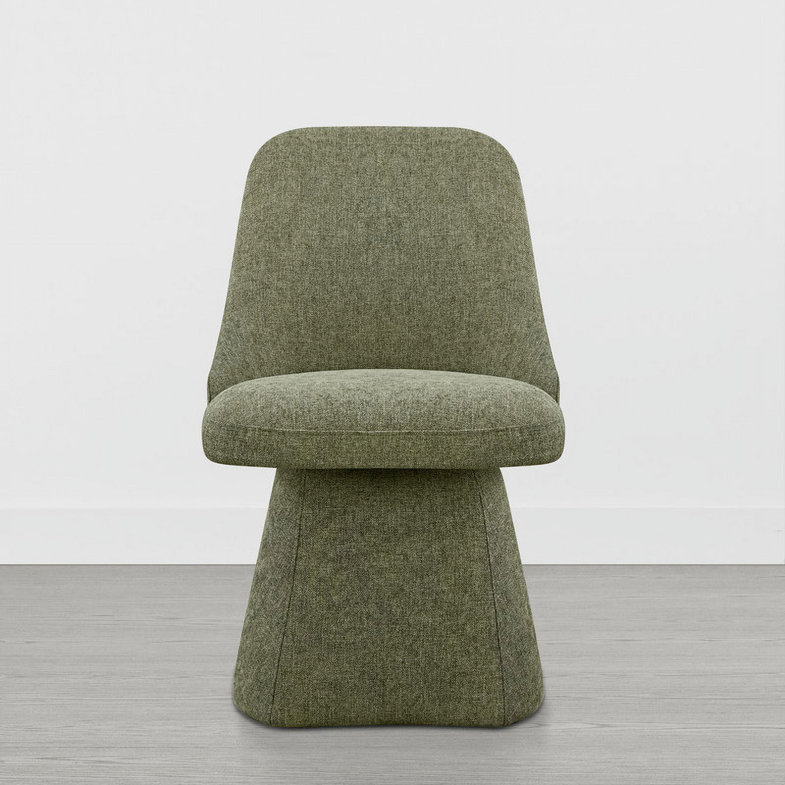 CHITA Upholstered Swivel Dining Chair