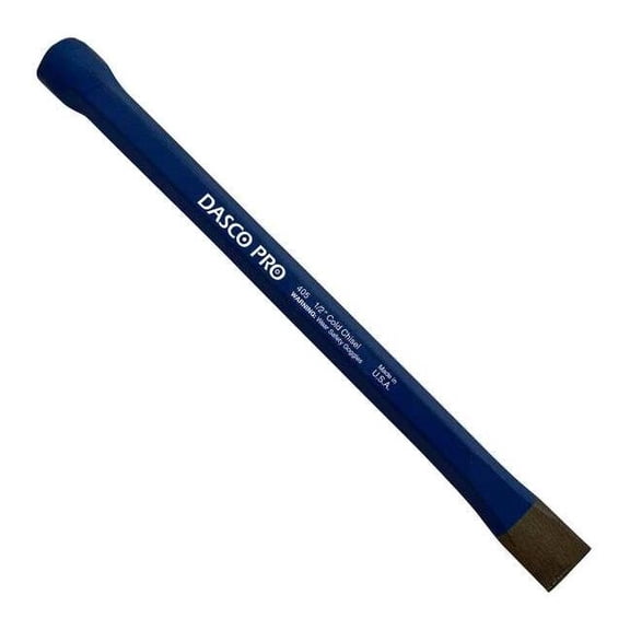 Dasco Pro Cold Chisel, 1/2" Tip x 6-3/8" L 405