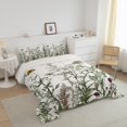 thumbnail image 3 of Erosebridal Retro Floral Comforter Sets Toddler Size, Botanical Plants Down Comforter, Spring Theme Home Decor, 3 of 6