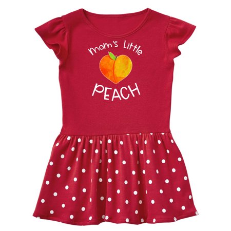 

Inktastic Mom s Little Peach Cute Peach Heart Gift Toddler Girl Dress