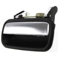 thumbnail image 2 of Replacement T491325 Exterior Door Handle Compatible with 2001-2004 Toyota Tacoma Rear, Right Passenger Black bezel with chrome lever, 2 of 3