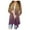 Purple, variant on Lindreshi Winter Coats for Women 2025 Trendy Women's Summer Winter Fashion Printed Long Sleeve Top Coat Cardigan