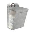 thumbnail image 2 of sunsanly Laundry Storage Bag Clothes Hamper with Lid Dustproof Water Resistant Handle Design Clothes Laundry Basket Wall Hanging Organizer, 2 of 8