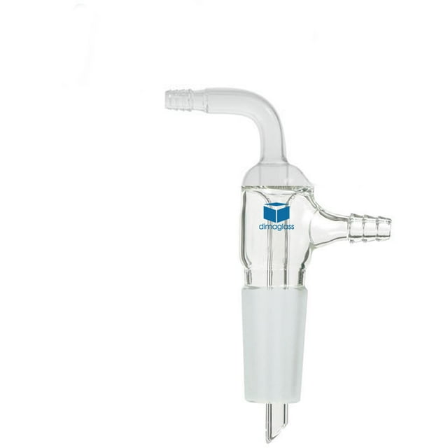 DIMA GLASS® Adapter, Inlet, Inner Joint 19/22 Joint Size, 10 mm Hose O.D.