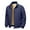 Blue, variant on Daznico Winter Coats for Men,Casual Stand Collar Jacket Lined Outerwear Lightweight Warm Winter Windbreaker Coat for Daily Streetwear,Size:4XL