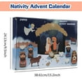 thumbnail image 5 of XISAOK Creative Jesus Nativity Set Perfect Christmas Countdown Calendar Gift for Kids, 5 of 8