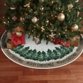 thumbnail image 5 of Merry Christmas Christmas Tree Skirt 36 Inch, Snowflake Winter Holiday Tree Mat Decoration, 5 of 7
