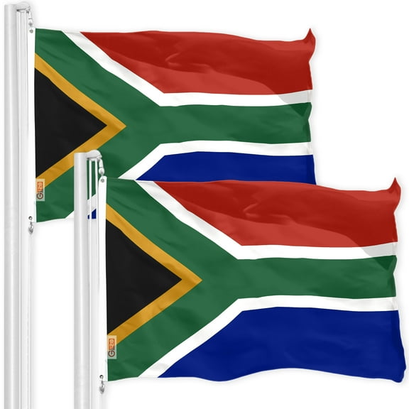 South Africa South African Flag 3x5FT 2-Pack 150D Printed Polyester By G128