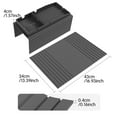 thumbnail image 3 of YIMWNYI Sofa Cup Shelf Tray for Drinks and Coffee, Silicone Coaster, Multi-functional Storage Box, Armrest Table, Spill-proof Design, Easy to Clean, Portable Use, 3 of 6