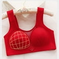 thumbnail image 3 of Vedolay Women'S Lingerie Women's Super Soft Wireless Lift Comfort Bra,Red 3XL, 3 of 5