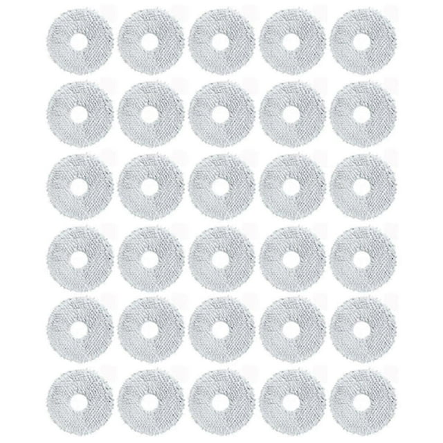 30 trapos de fregona para aspiradoras Dream Bot L10S Pro, L10S Ultra, L20 Ultra, X20 Pro, X30, X30 Pro, L30 Ultra S10/S10 Pro, s202412241765