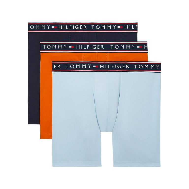 produktion væbner Græsse Tommy Hilfiger Mens 3-Pack Cotton Stretch Boxer Brief 456-S - Walmart.com