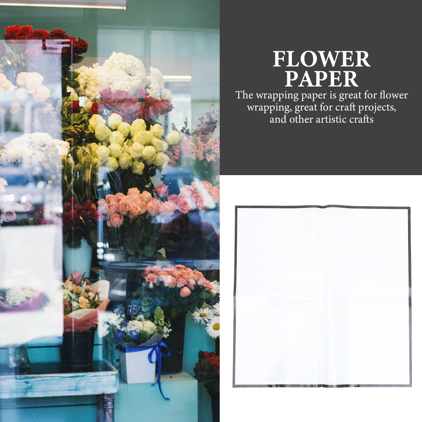 20 Sheets Flower Wrapping Paper Gift Packaging Paper Florist Bouquet  Supplies 