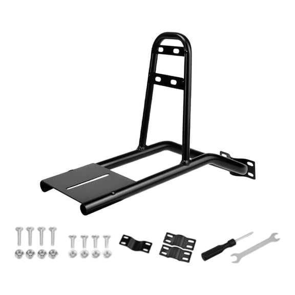 Soporte para patinetes eléctricos, fácil instalación, acero, profesional, extensible. Negro